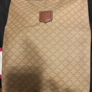 Celine Tan Monogram Canvas Bag